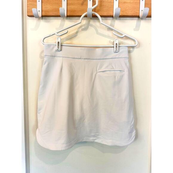 PETER MILLAR Women's Tennis Golf Skirt Skort White Small Sun Protection - Picture 3 of 7